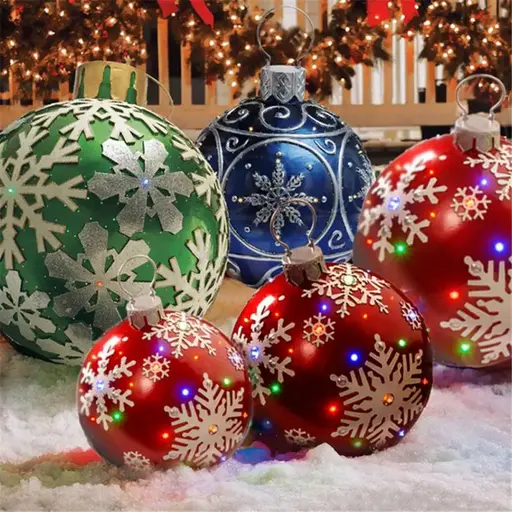 Outdoor Christmas Inflatable Decorated Ball