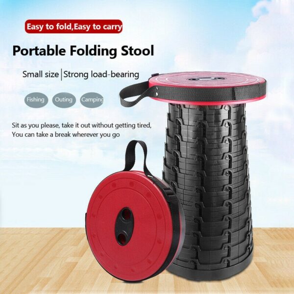 Retractable Stool Folding Chair