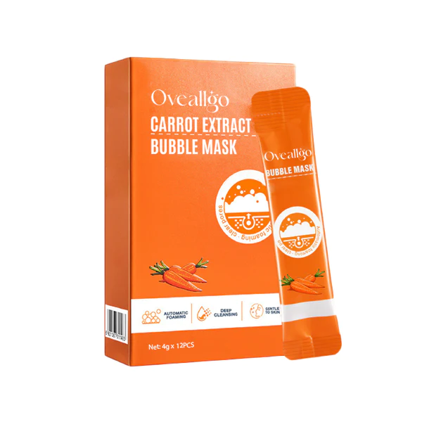 Oveallgo Carrot Pore Purifying Bubble Mask