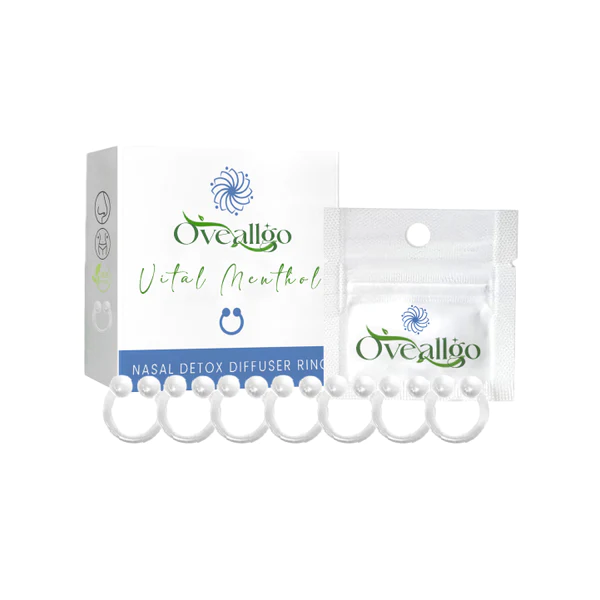 Oveallgo Vital Menthol Nasal Detox Diffuser Ring