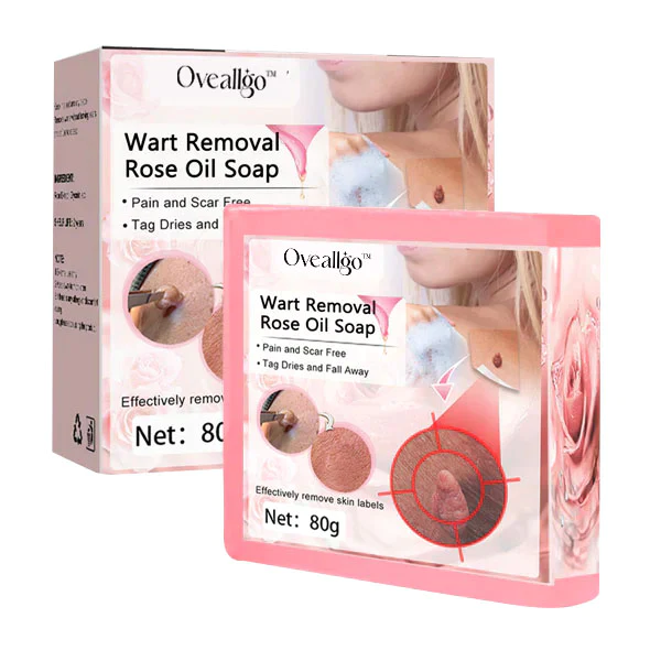 Oveallgo Wart NanoPURI Removal Rose Oil Soap