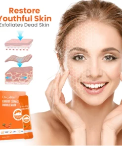 Oveallgo Carrot Pore Purifying Bubble Mask