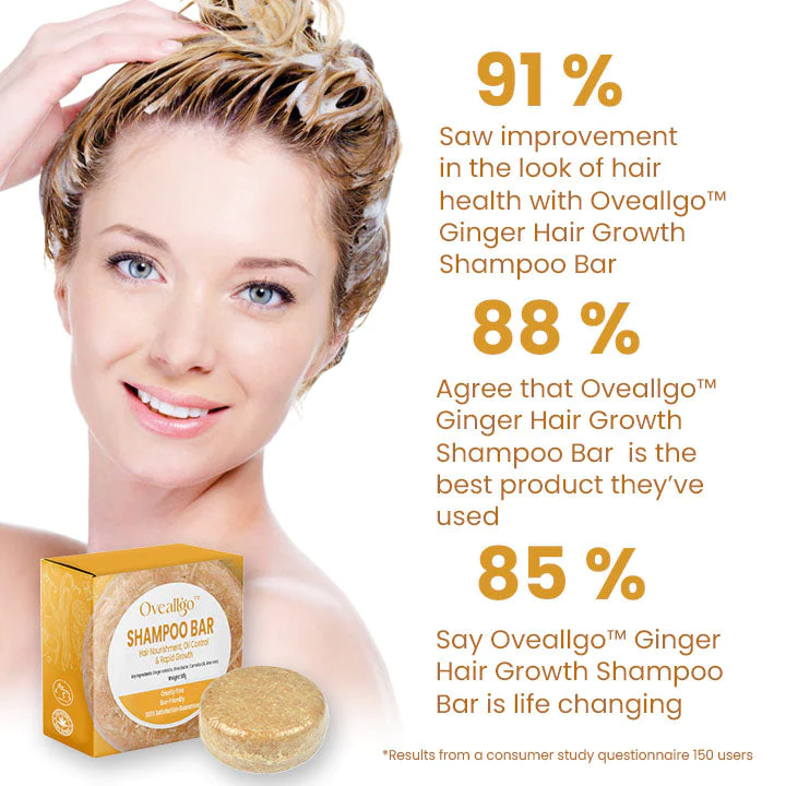 Oveallgo GingerX Hair Growth Shampoo Bar