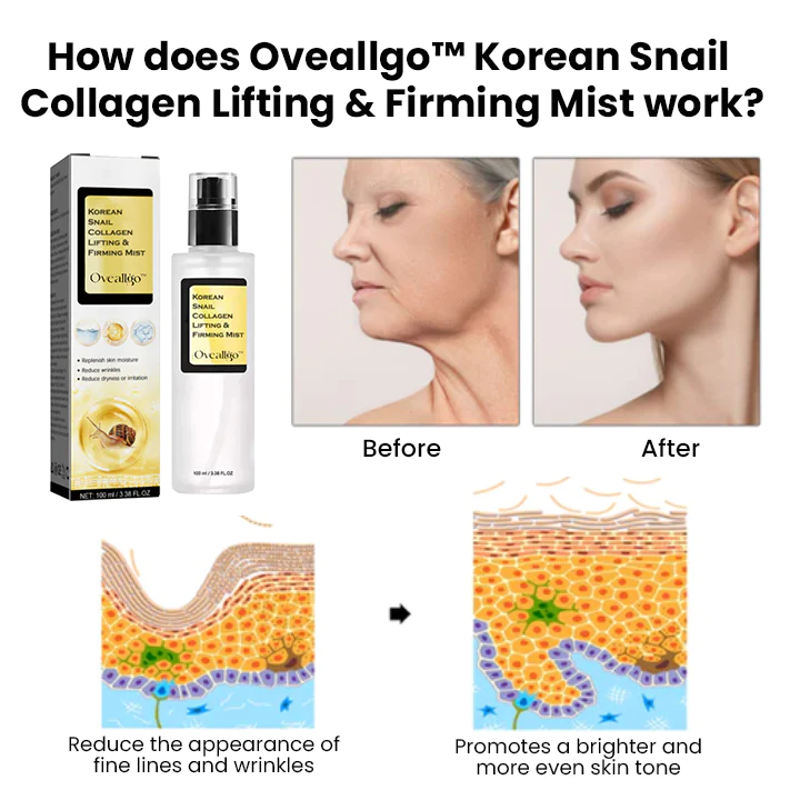 Oveallgo Korean Snail Collagen Lifting & Firming Mist