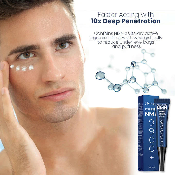 Oveallgo PEULINSEU NMN9900+ Awaken Peptide Depuffing Eye Gel