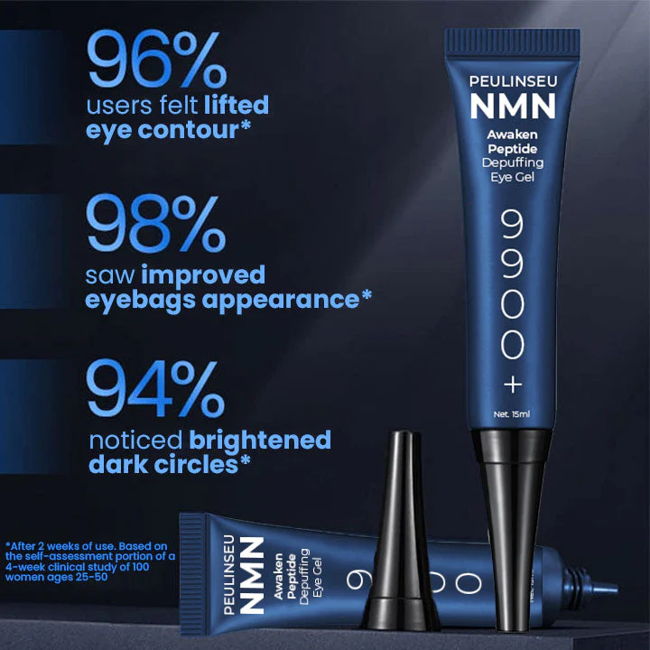 Oveallgo PEULINSEU NMN9900+ Awaken Peptide Depuffing Eye Gel