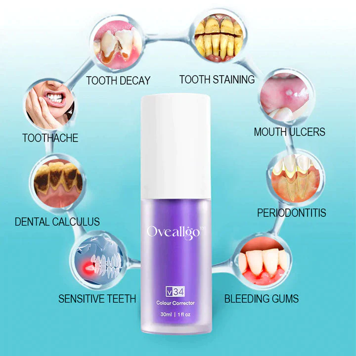 Oveallgo Deluxe Herbal Teeth Whitening Mousse