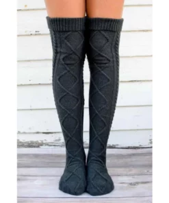 Over The Knee Knit Socks