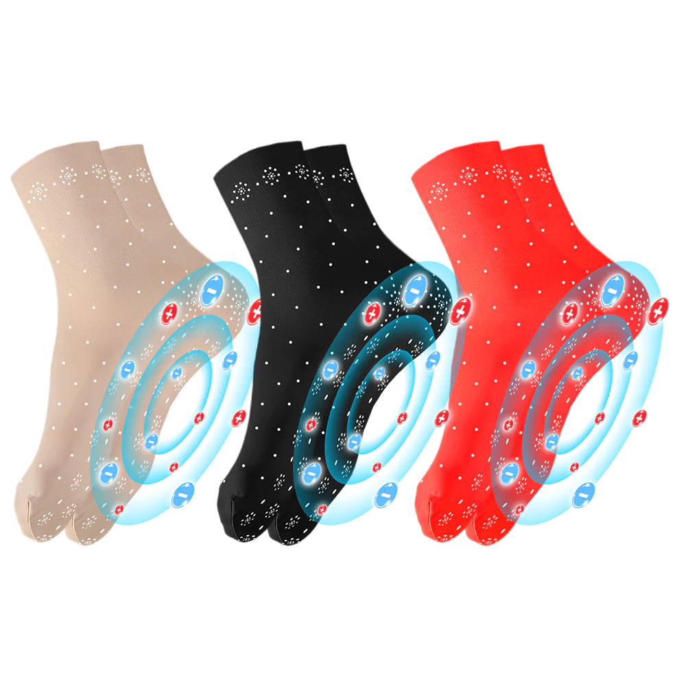 PEARLMOON Ice Silk Ion Fiber Repair Sculpting Socks