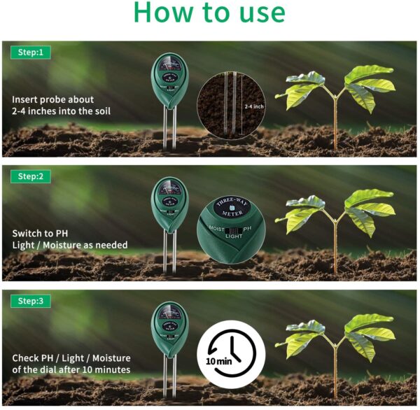 Digital Soil PH Meter Tester