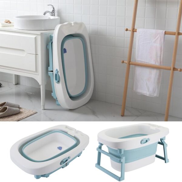 Foldable Baby Bath Tub Space Saver