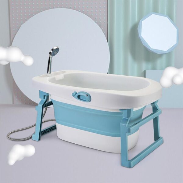 Foldable Baby Bath Tub Space Saver