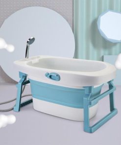 Foldable Baby Bath Tub Space Saver