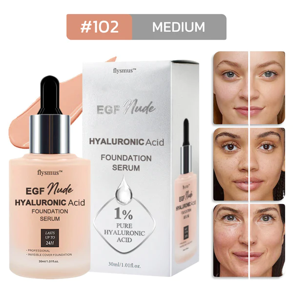 Oveallgo EGF Nude Hyaluronic Acid Foundation Serum