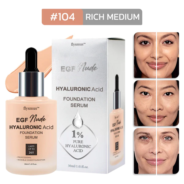 Oveallgo EGF Nude Hyaluronic Acid Foundation Serum