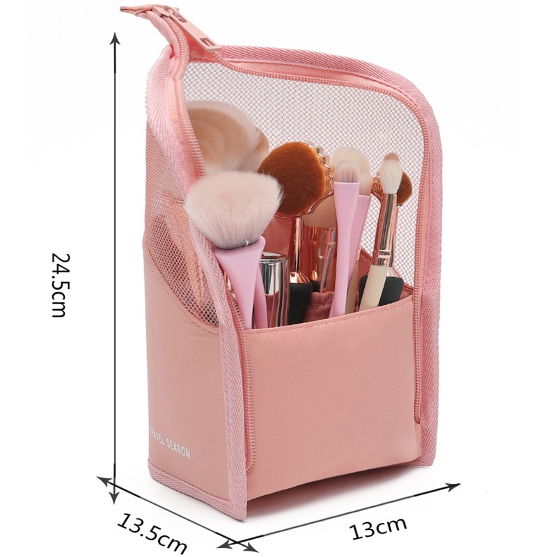 Stand Cosmetic Make Up Brush Bag