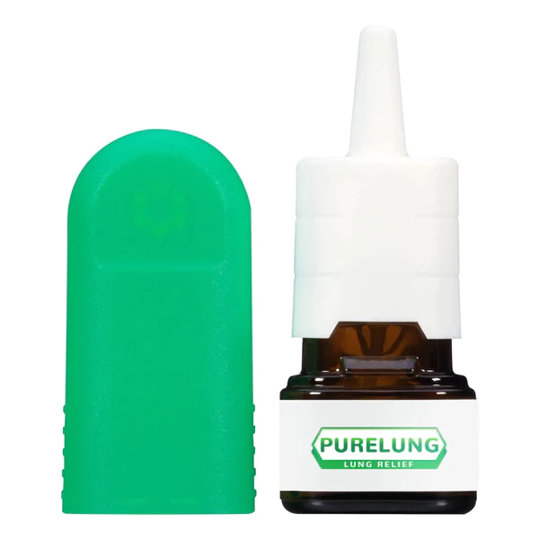 PURELUNGŽ Organic Herbal Lung Restoration and Revitalizer Nasal Spray-Pro Formula