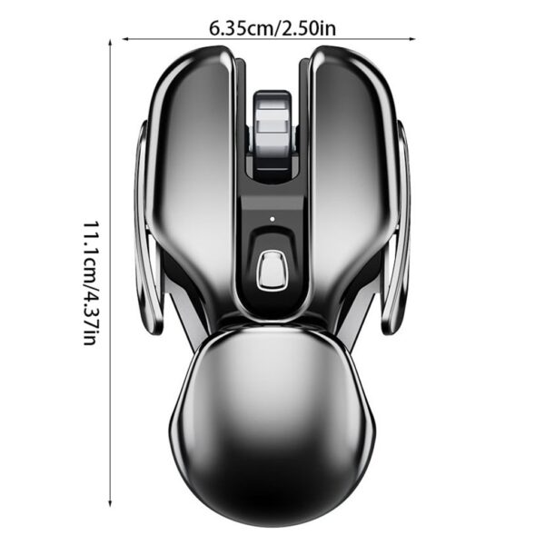 Wireless Ergonomics Metal Mouse