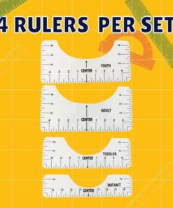 PerfecTEE T-Shirt Ruler Guide Set (4pcs)