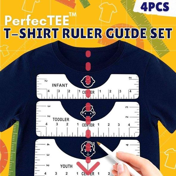 PerfecTEE T-Shirt Ruler Guide Set (4pcs)