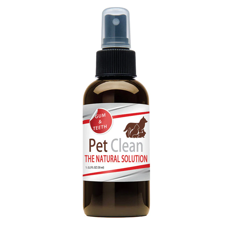 Pet Clean Teeth Cleaning Spray for Dogs & Cats, Eliminate Bad Breath, Targets Tartar & Plaque, Without Brushing