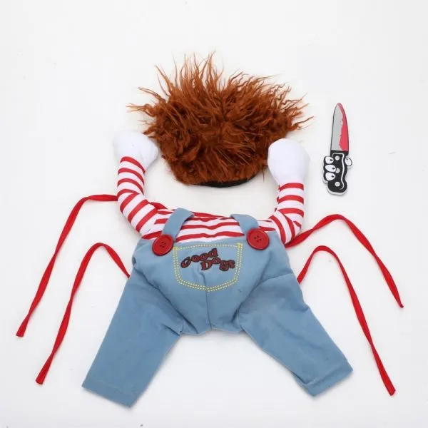 Halloween Deady Doll Chucky Dog Costume