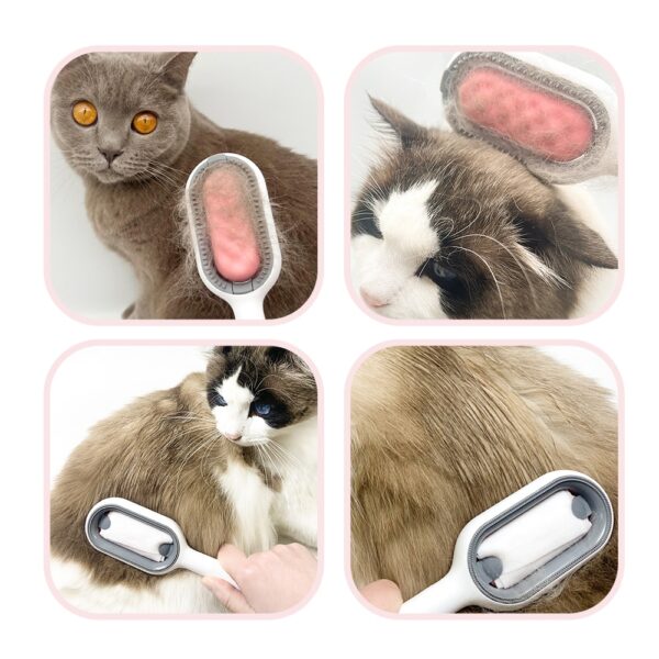 Cat Hair Removal Massaging Shell Comb