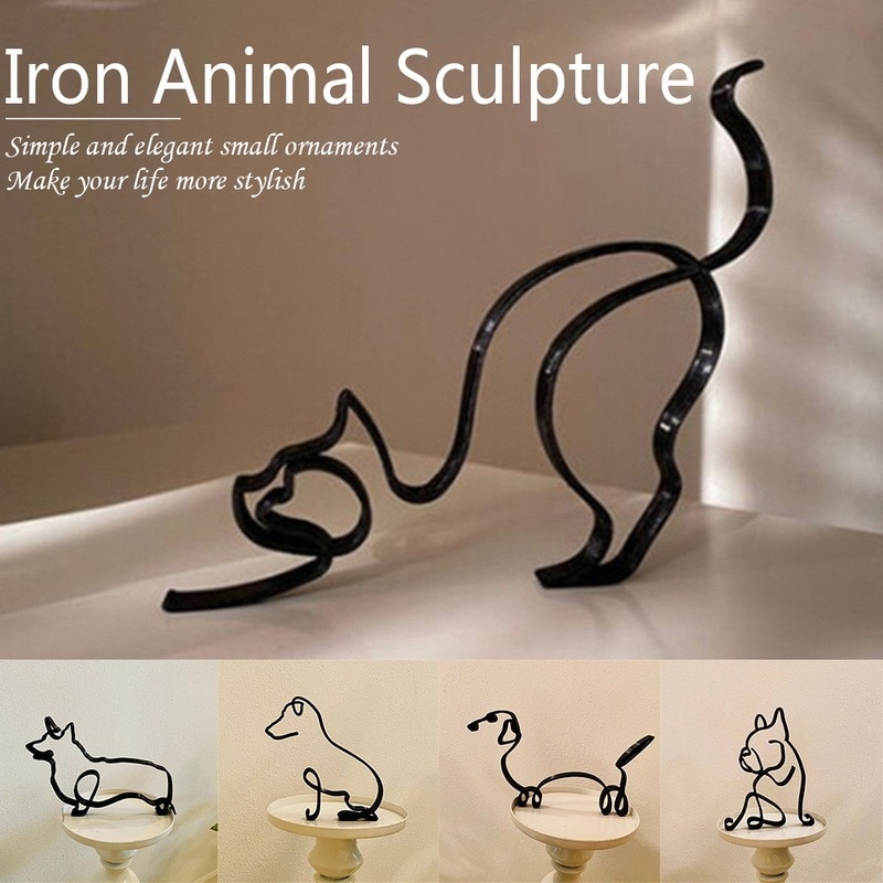 Pet Minimalist Art Animal Sculpture