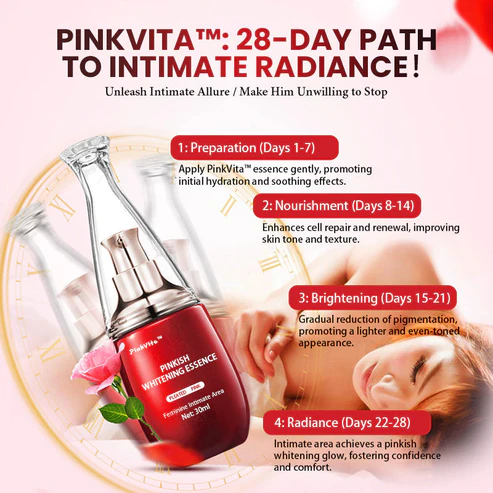 PinkVita Feminine Intimate Area Niacinamide Pinkish Whitening Essence