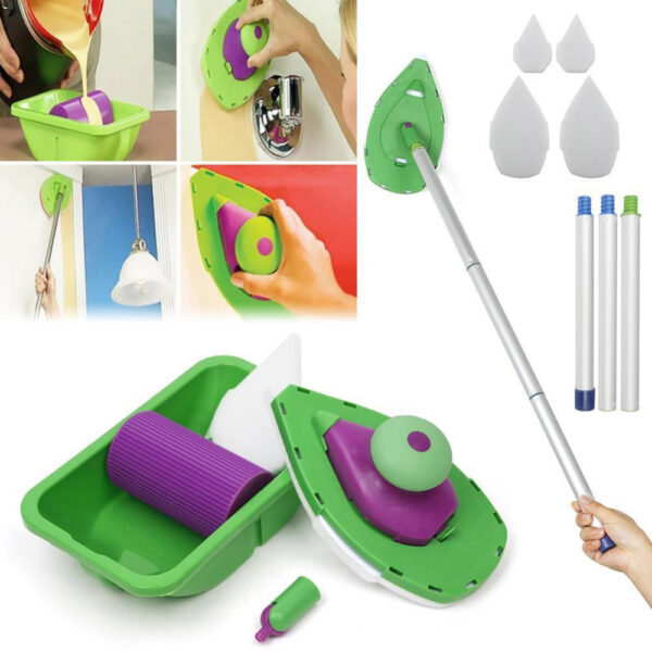 Multi-Functional Painting Roller and Sponge Set