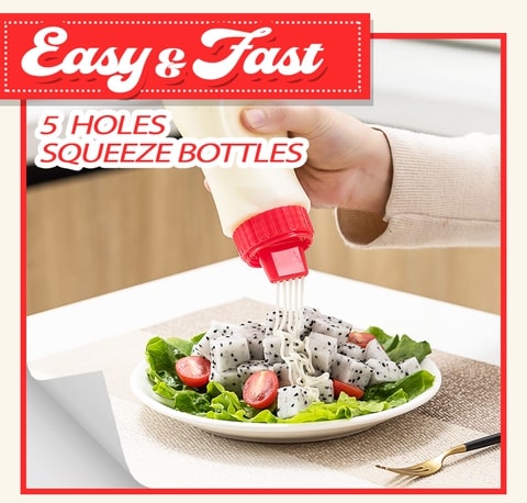 Porous Salad Dressing Bottle