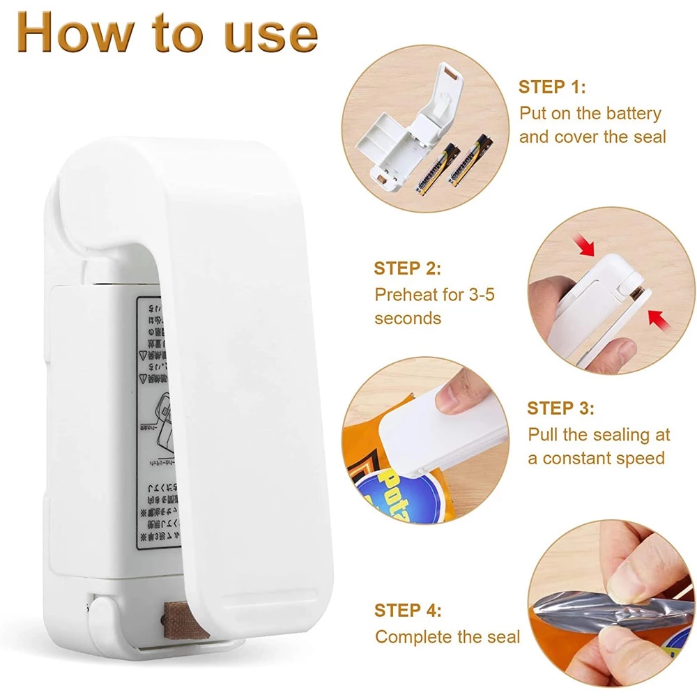 Portable Mini Plastic Bag Sealer Machine