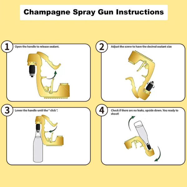 Bar Party Beer Champagne Launch Prop Gun