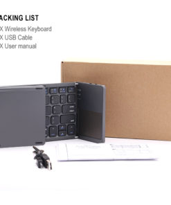 Foldable Portable Keyboard with Touchpad