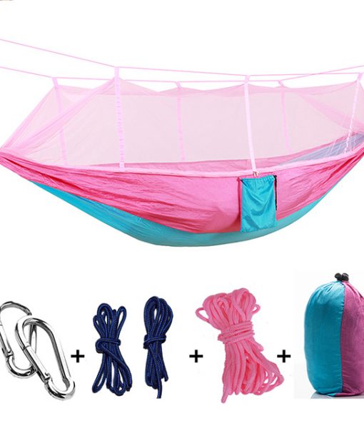 Ultralight Travel Hammock with Mosquito Net