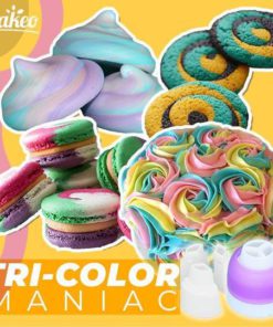 Bakeo Tri-Color Pastry Nozzle