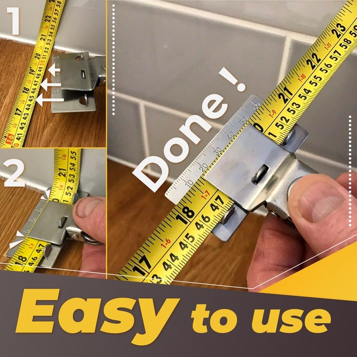 Precise Measuring Tape Clip