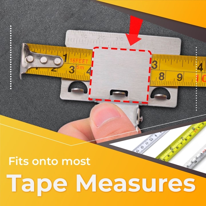 Precise Measuring Tape Clip