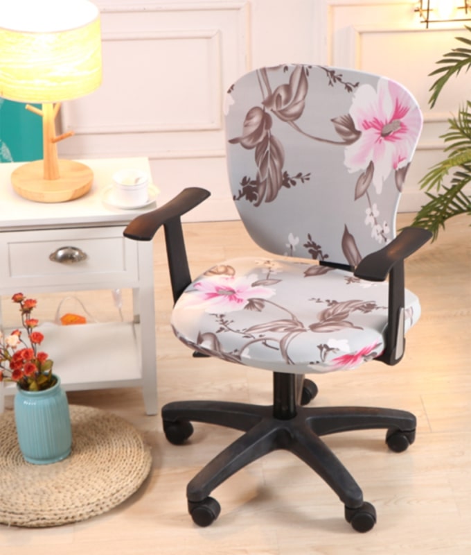 Printed Computer Chair Cover