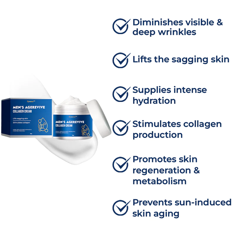 flysmus Men's AgeRevive Collagen Cream