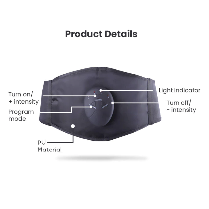 SIXPAD MicrocurrentAbs RebootCore Toning Belt