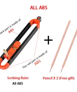 Profile Scribing Ruler Contour Gauge with Lock