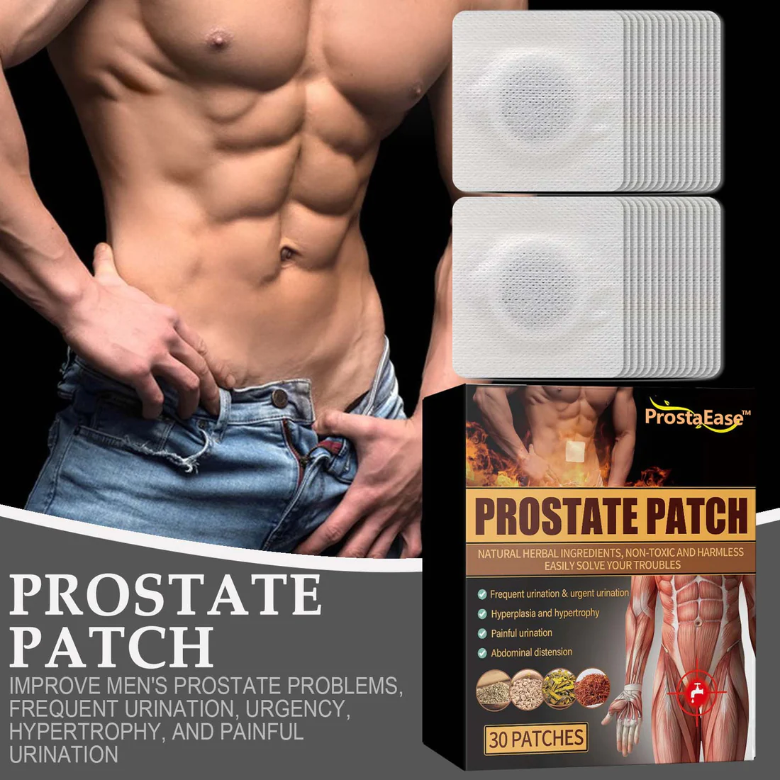 ProstaEase Prostate Treatment Patches