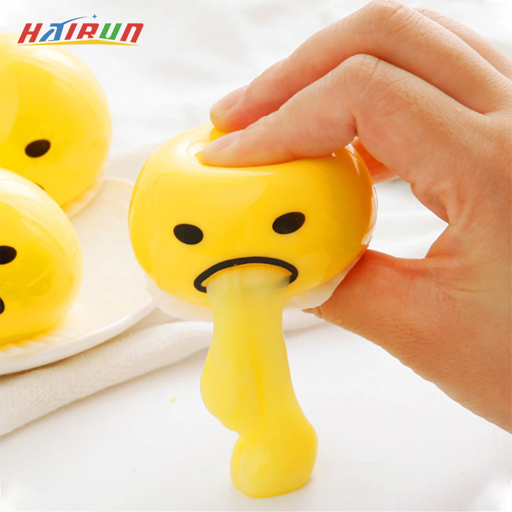 Puking Ball & Puking Egg Yolk Stress Ball