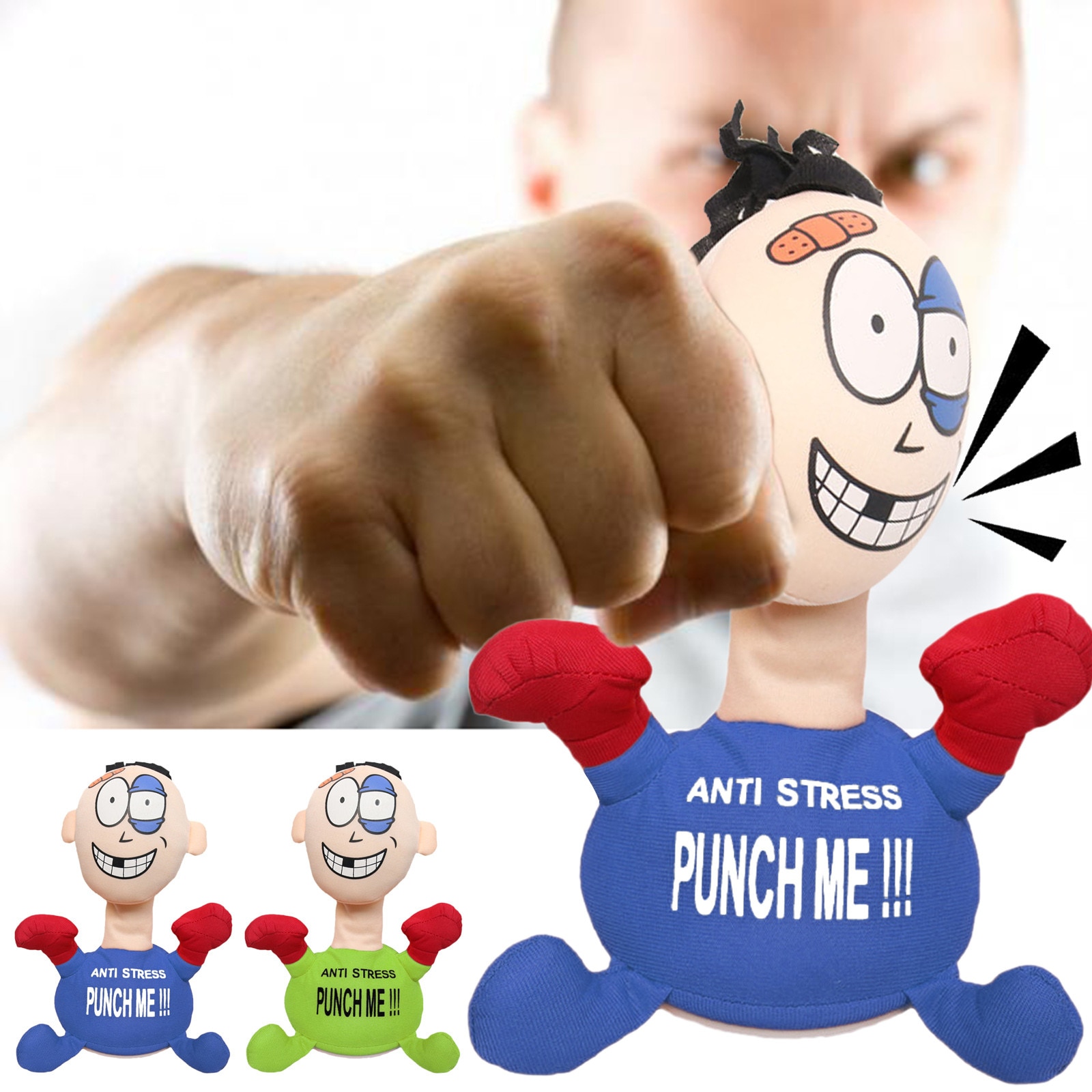 Punch Me Screaming Plush Toy