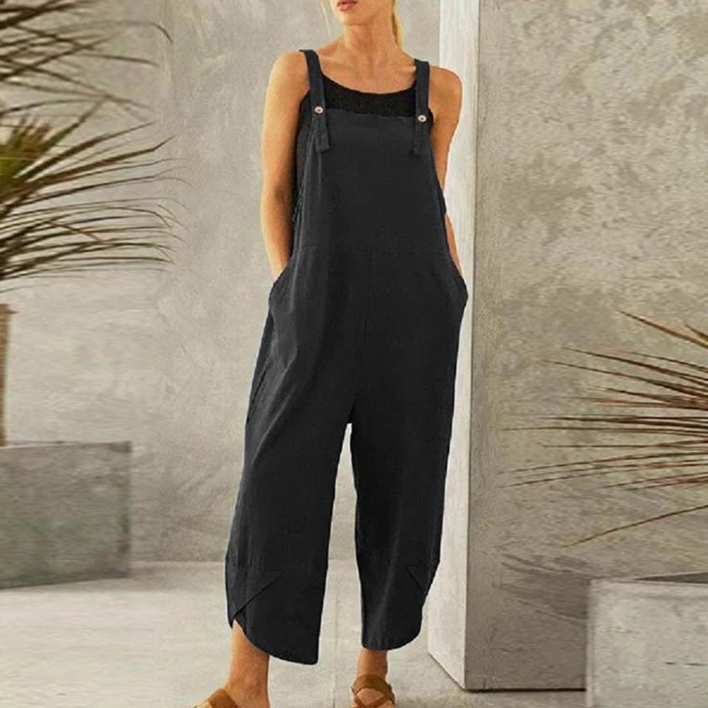 Shoulder Strap Jumpsuit