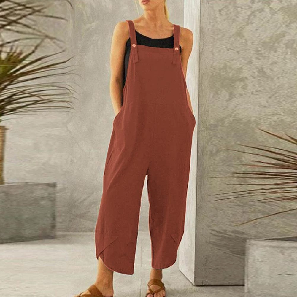 Shoulder Strap Jumpsuit