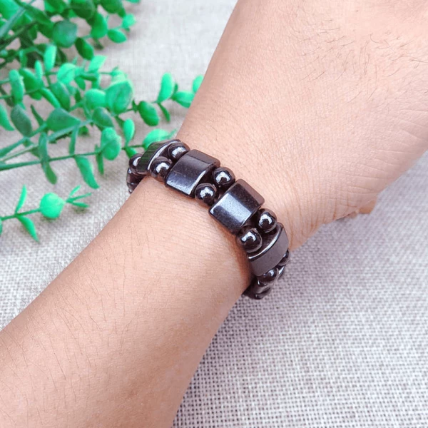 Pure Hematite Magnetic Detox Bracelet