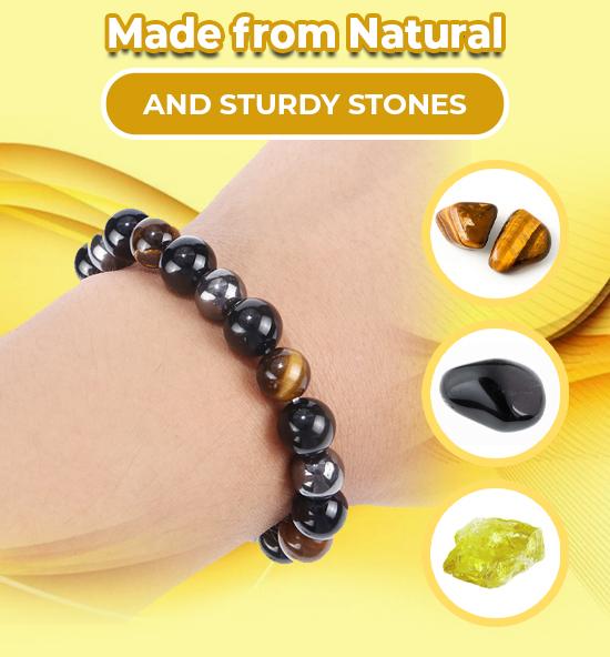 Quitfast Alcohol Cessation Tiger Stone Bracelet