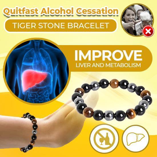 Quitfast Alcohol Cessation Tiger Stone Bracelet